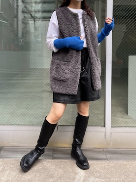 「アイテム（アームカバー）」を使った、おしゃれーなさん（レディース・162cm）の夏コーディネート
