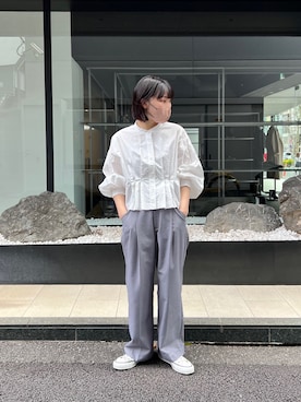 「グレースラックス」｜おしゃれーなさん（レディース・162cm）の春コーディネート
