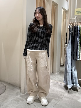 悠さん（レディース・158cm）の春コーディネート