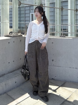悠さん（レディース・158cm）の春コーディネート