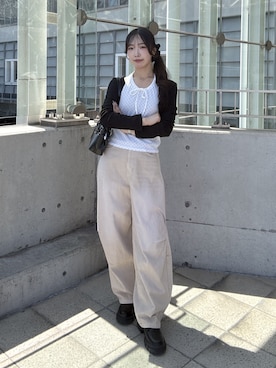 悠さん（レディース・158cm）の春コーディネート