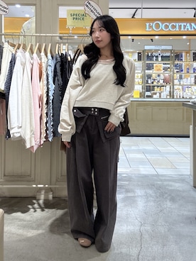 悠さん(レディース・158cm)の春コーディネート