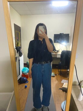 「アイテム（その他トップス）」を使った、Emily Chungさん（レディース・160cm・20代）の春コーディネート