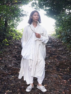 「MUJI Labo（ムジラボ）のアイテム」を使った、gwakhalmuniさん（メンズ・173cm）の秋コーディネート