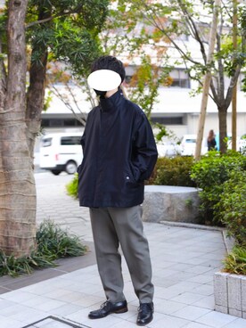 「marka（マーカ）のアイテム（ミリタリージャケット）」を使った、YUYUさん（メンズ・168cm）の秋コーディネート