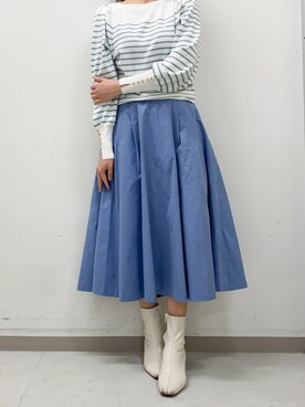 「ジーユー(GU)」｜りおさん（レディース・158cm）の春コーディネート