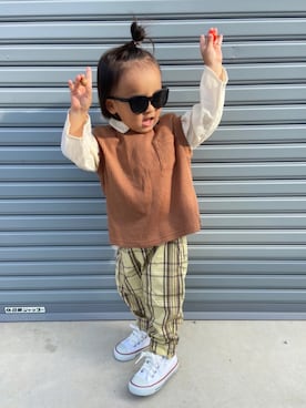 haaakさん（キッズ・90cm）の秋コーディネート