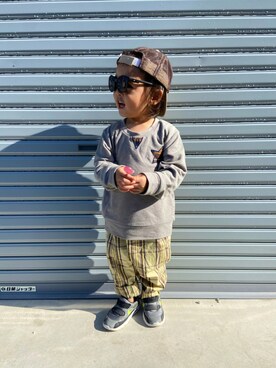 haaakさん（キッズ・90cm）の秋コーディネート