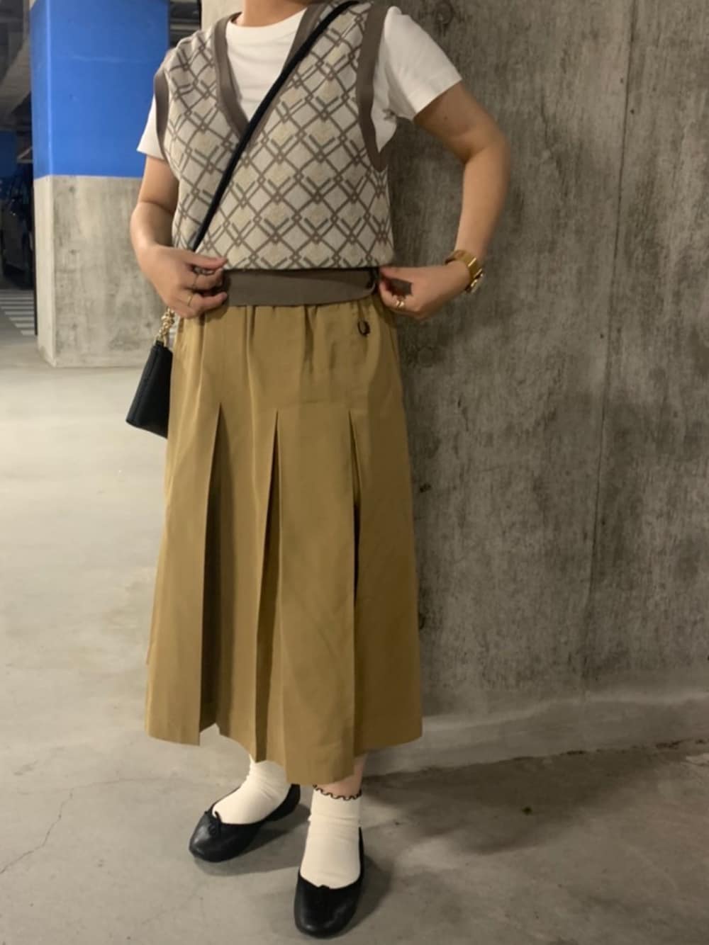 FRED PERRY（フレッドペリー）の「Pleated Skirt（スカート