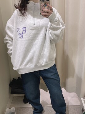 「フォロー、イイネ、お気に入り登録お願いします♡」｜「アイテム（パーカー）」を使った、ikumindesさん（レディース・153cm）の秋コーディネート