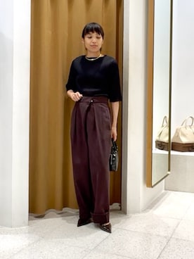 「アイテム（チョーカー）」を使った、ODAKAさん（レディース・153cm）の夏コーディネート