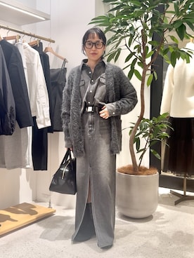 「THE PAUSE（ザ ポーズ）のアイテム」を使った、ODAKAさん（レディース・153cm）の冬コーディネート