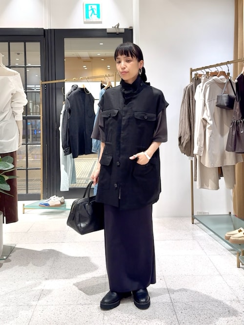 ジャージーIラインロングスカート（スカート）｜Whim Gazette