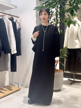 「THE PAUSE（ザ ポーズ）のアイテム」を使った、ODAKAさん（レディース・153cm）の冬コーディネート