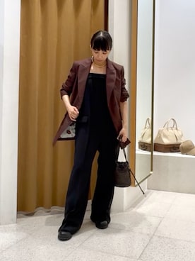 「アイテム（チョーカー）」を使った、ODAKAさん（レディース・153cm）の夏コーディネート