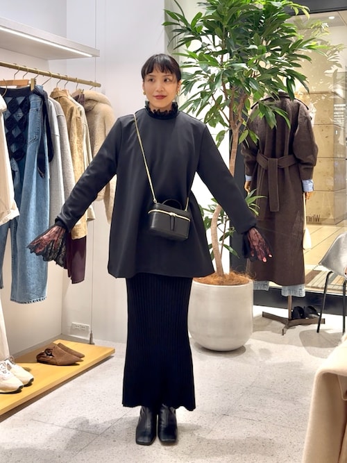 レースギャザーブラウス（シャツ/ブラウス）｜Whim Gazette（ウィム