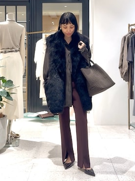 「アイテム（チョーカー）」を使った、ODAKAさん（レディース・153cm）の夏コーディネート
