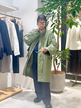 「THE PAUSE（ザ ポーズ）のアイテム」を使った、ODAKAさん（レディース・153cm）の冬コーディネート