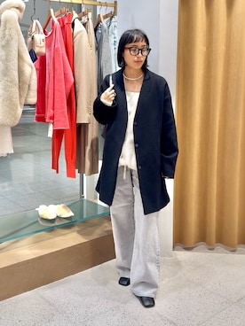 「ウィムガゼット」｜「アイテム（ブーツ）」を使った、ODAKAさん（レディース・153cm）の冬コーディネート