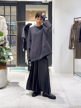 「アイテム（スウェット）」を使った、ODAKAさん（レディース・153cm）の夏コーディネート