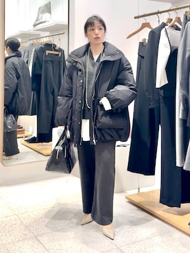 「アイテム（パンプス）」を使った、ODAKAさん（レディース・153cm）の秋コーディネート