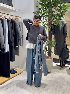 「ウィムガゼット」｜「アイテム（ブーツ）」を使った、ODAKAさん（レディース・153cm）の冬コーディネート