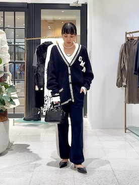 「アイテム（ハンドバッグ）」を使った、ODAKAさん（レディース・153cm）の夏コーディネート