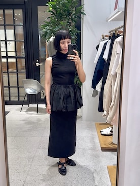 「アイテム（スカート）」を使った、ODAKAさん（レディース・153cm）の夏コーディネート