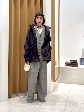 「アイテム（ブルゾン）」を使った、ODAKAさん（レディース・153cm）の夏コーディネート