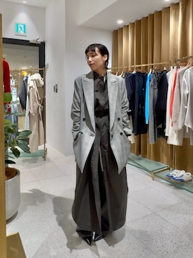 「アイテム（チョーカー）」を使った、ODAKAさん（レディース・153cm）の秋コーディネート