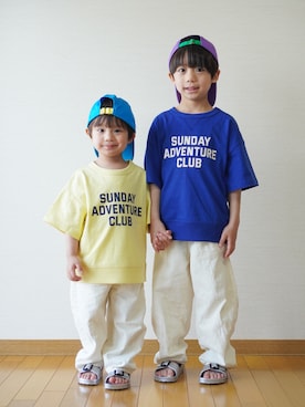 さっくん＆かいくんさん（キッズ・110cm）の春コーディネート