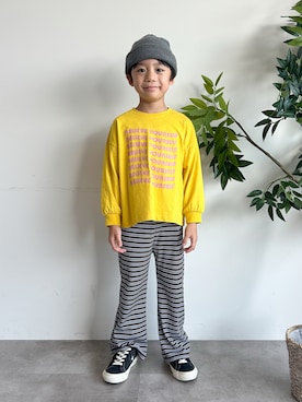 さっくん＆かいくんさん（キッズ・110cm）の秋コーディネート