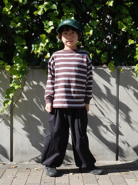 「devirock（デビロック）のアイテム」を使った、さっくん＆かいくんさん（キッズ・110cm）の秋コーディネート