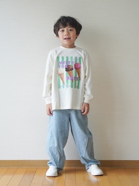 さっくん&かいくんさん(キッズ・110cm)の夏コーディネート