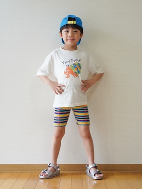 さっくん＆かいくんさん（キッズ・110cm）の春コーディネート