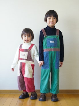 さっくん＆かいくんさん（キッズ・110cm）の春コーディネート