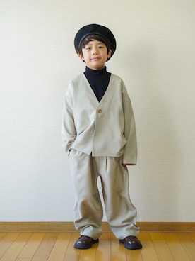 さっくん＆かいくんさん（キッズ・110cm）の冬コーディネート