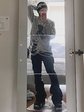 「GRANCY（グランシー）のアイテム」を使った、Liamさん（メンズ・163cm）の秋コーディネート