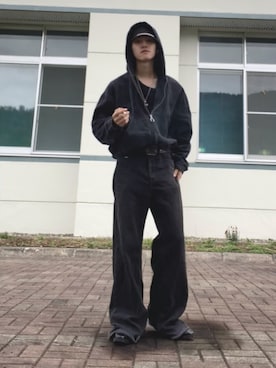 「アイテム（デニムジャケット）」を使った、りんどーさん（メンズ・164cm・10代）の夏コーディネート
