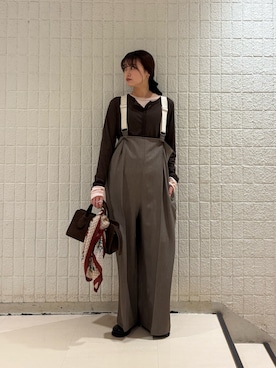 Hinaさん（レディース・160cm）の冬コーディネート