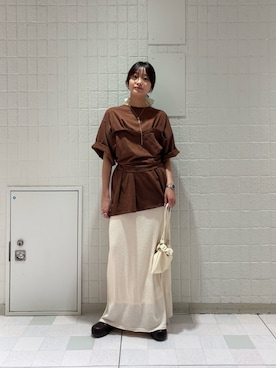 Hinaさん（レディース・160cm）の春コーディネート