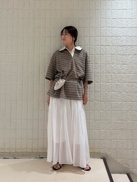 Hinaさん（レディース・160cm）の夏コーディネート