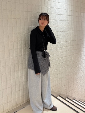 Hinaさん（レディース・160cm）の冬コーディネート