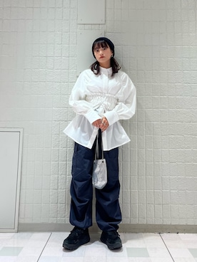 Hinaさん（レディース・160cm）の春コーディネート