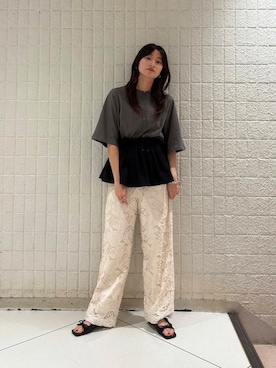 「kbf_ootd」｜「アイテム（アクセサリー）」を使った、Hinaさん（レディース・160cm）の夏コーディネート