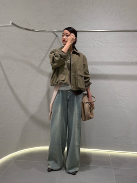 Hinaさん（レディース・160cm）の春コーディネート