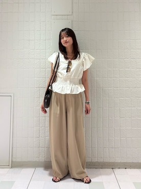 Hinaさん(レディース・160cm)の夏コーディネート