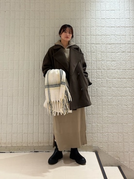 Hinaさん（レディース・160cm）の冬コーディネート