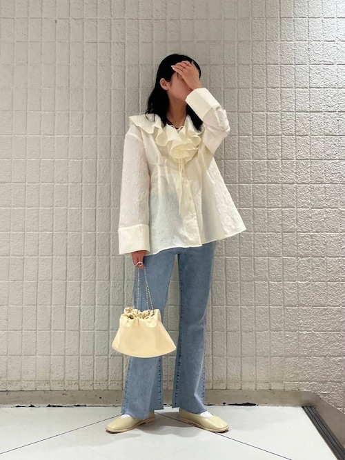 ウエストタックラッフルブラウス KBF｜ウエストタックラッフルブラウス | Rakuten Fashion(楽天