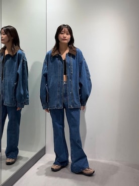 「kbf_ootd」｜「アイテム（ジャケット/アウター）」を使った、Hinaさん（レディース・160cm）の夏コーディネート